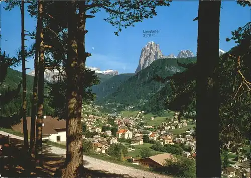 Ortisei mit Dolomiten Kat. Italien