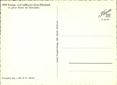 Gras Ellenbach  Kat. Grasellenbach