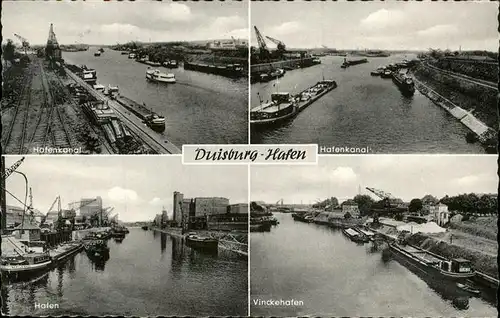 Duisburg Ruhr Hafen Schiffe / Duisburg /Duisburg Stadtkreis
