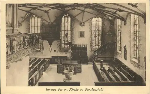 Freudenstadt Schwarzwald Inneres der Kirche