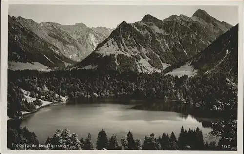 Freibergsee mit Alpenpanorama Kat. Oberstdorf