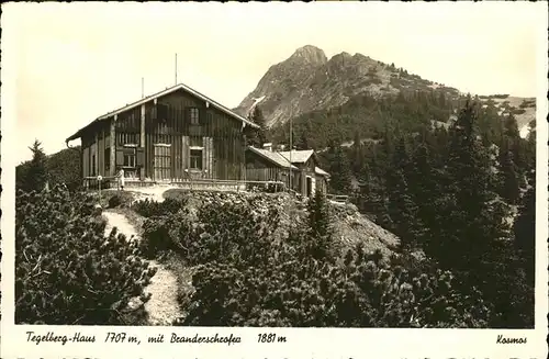 Tegelberghaus mit Branderschrofen Kat. Fuessen