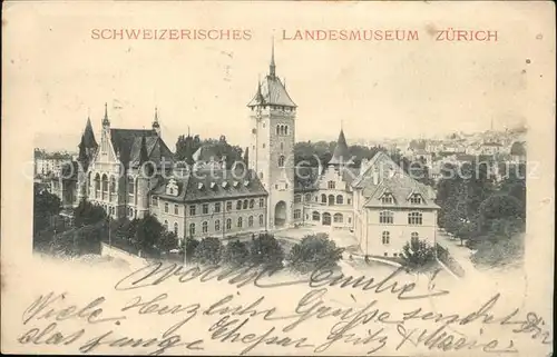 Zuerich Schweizerisches Landesmuseum / Zuerich /Bz. Zuerich City
