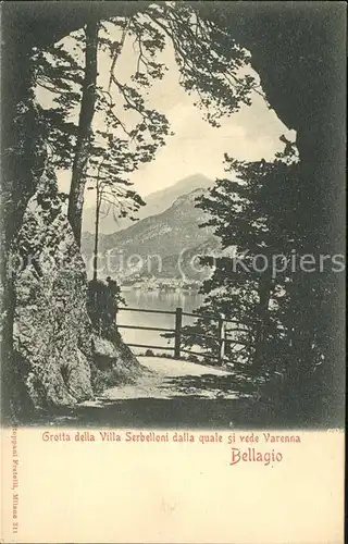 Bellagio Lago di Como Grotta della Villa Serbelloni Varenna