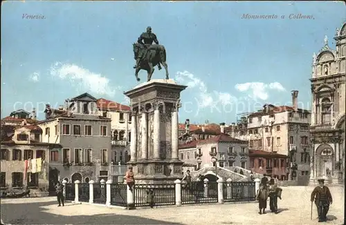 Venezia Venedig Monumento a Colleoni Kat. 