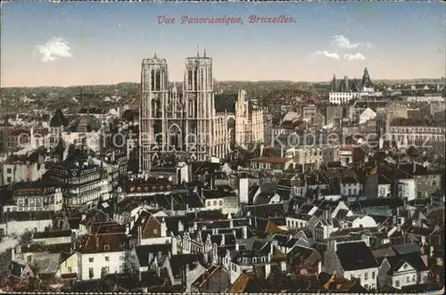 Bruxelles Bruessel Vue Panoramique Kat. 