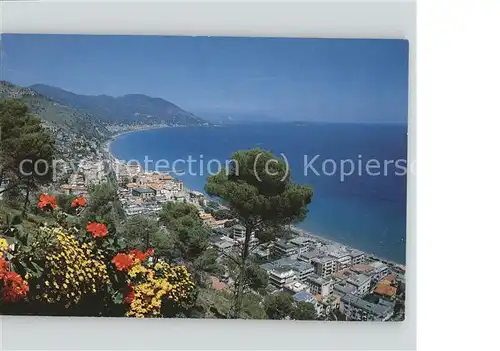 Laigueglia  Panorama con Alassio e Isola Gallinara Riviera dei Fiori Kat. Savona