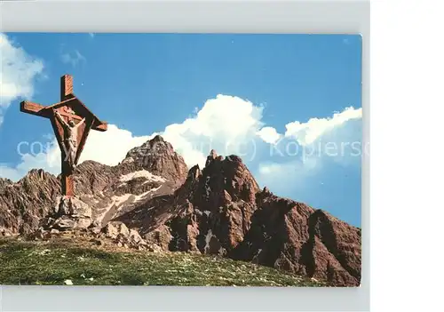 Dolomiten Motivi ai Tondi di Faloria Dolomiti Wegekreuz Kat. Italien