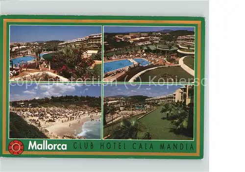 Cala Mandia Club Hotel Swimming Pool Bilder von den Balearen Imagenes de Baleares Kat. Manacor Mallorca