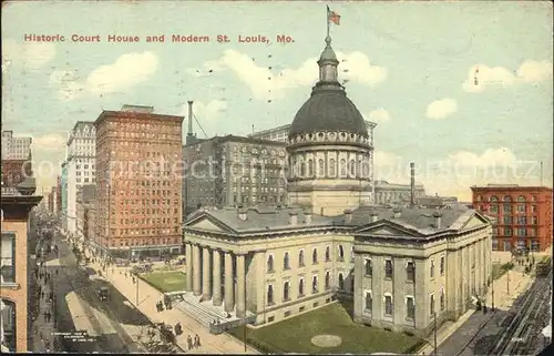 St Louis Missouri Historic Court House and Modern Kat. 