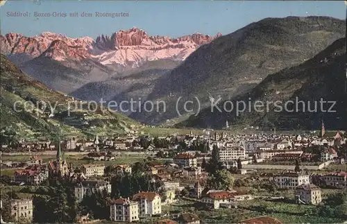 Bozen Suedtirol  Kat. Bozen Suedtirol