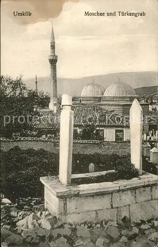 Ueskueb Moschee u.Tuerkengrab Kat. Mazedonien