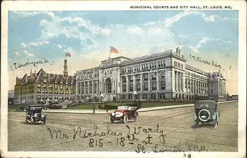 St Louis Missouri Municipal Courts And City Hall Kat. 