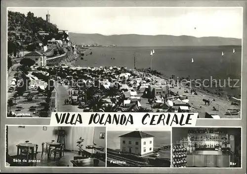 Ceriale Liguria Rivera delle Palme mit Villa Jolanda Kat. 