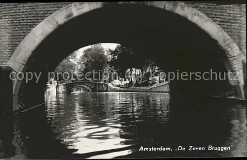 Amsterdam Niederlande De Zeven Bruggen Kat. Amsterdam