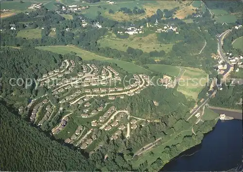 Kronenburg Eifel Luftaufnahme vom Ferienpark Kronenburger See mbH Kat. Dahlem