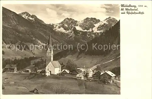 Mittelberg Kleinwalsertal  Kat. Oesterreich