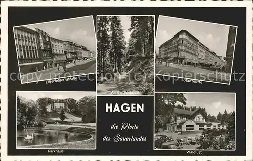 Hagen Westfalen Stadtmitte Elberfelder Strasse Parkhaus / Hagen /Hagen Stadtkreis