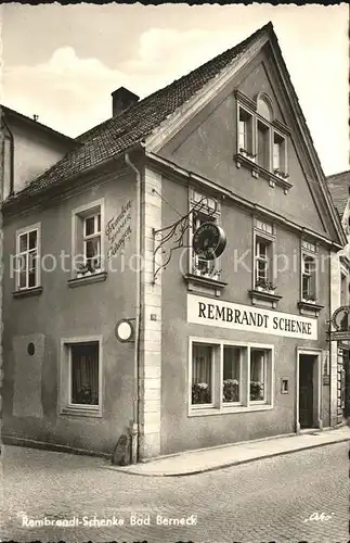 Bad Berneck Rembrandt Schenke Kat. Bad Berneck Fichtelgebirge