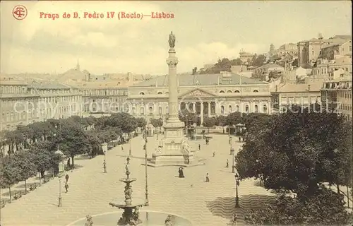 Lisboa Praca de Don Pedro IV Kat. Portugal
