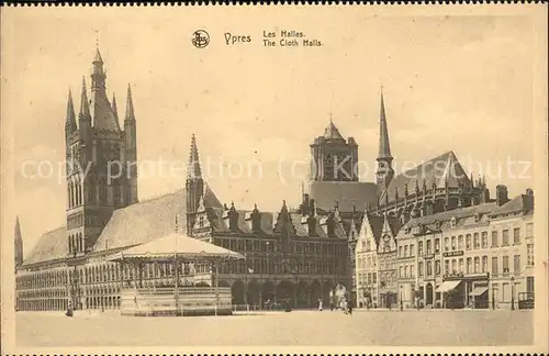 Ypres Ypern West Vlaanderen Les Halles Kat. 