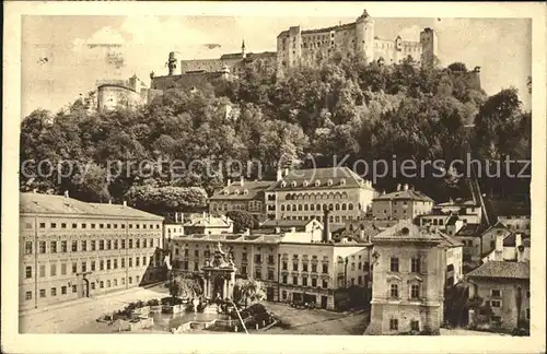 Salzburg Oesterreich Kapitelplatz Kat. Salzburg