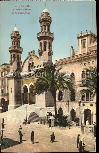 Alger Algerien Le Palais d Hiver et la Cathedrale / Algier Algerien /