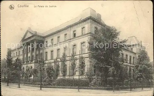 Courtrai Flandre Le Palais de Justice Feldpost Kat. Kortrijk