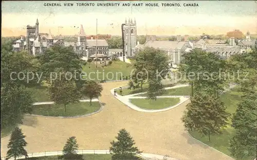 Toronto Canada General View Toronto University and Hart House Kat. Ontario