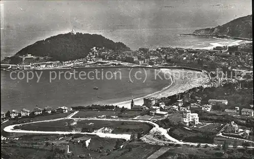 San Sebastian Guipuzcoa Vista aerea de la Concha / Donostia-San Sebastian /Guipuzcoa