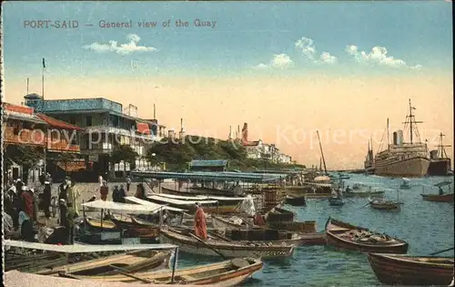 Port Said General view of the Quay / Port Said /