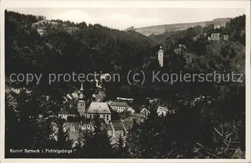 Bad Berneck Ortsblick Kat. Bad Berneck Fichtelgebirge