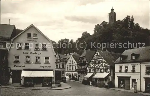 Bad Berneck Marktplatz Schlossberg Kat. Bad Berneck Fichtelgebirge