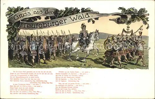 kk76098 Teutoburgerwald Roemische Legion Illustration Kategorie. Detmold Alte Ansichtskarten