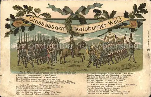 kk76099 Teutoburgerwald Roemische Legion Illustration Kategorie. Detmold Alte Ansichtskarten