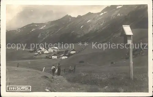 Gurgl Wanderweg Kat. Oesterreich