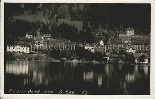 Bodensdorf Steindorf Teilansicht vom See aus Kat. Steindorf am Ossiacher See Kaernten