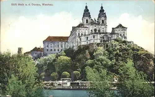Wachau Oesterreich Stift Meik Donau Kat. Oesterreich