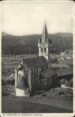 St Leonhard Villach Kirche im Lavanttal Kat. Villach Kaernten