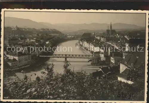 Steyr Enns Oberoesterreich Gesamtansicht Enns Bruecke Das oesterreichische Rothenburg Kat. Steyr