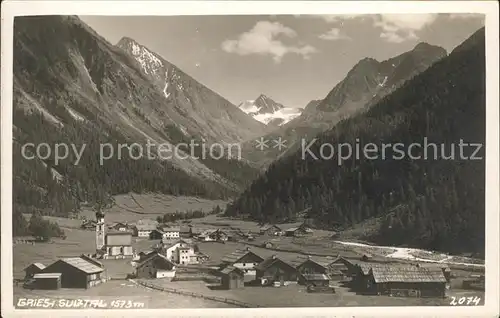 Gries Laengenfeld Tirol Stubaital Kat. Laengenfeld Oetztal