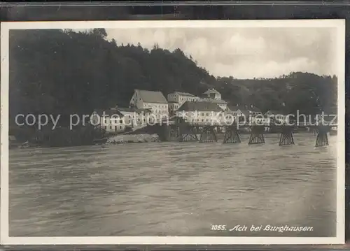 Ach Salzach Ortsblick Bruecke Kat. Oesterreich