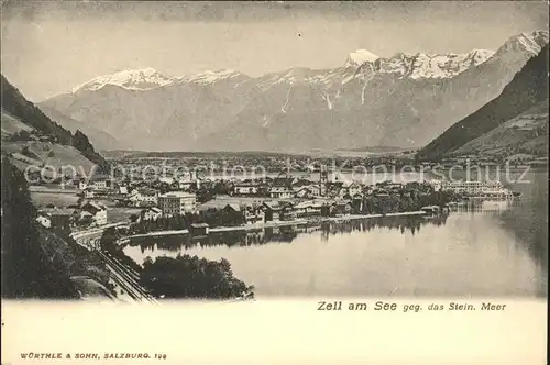 Zell See Panorama See Steinernes Meer / Zell am See /Pinzgau-Pongau