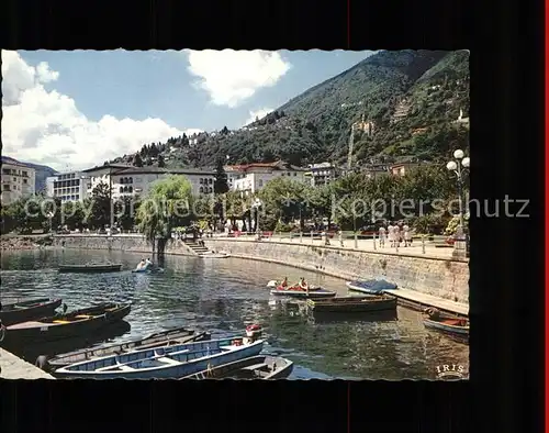 Locarno Lungolago Uferpromenade Boote Lago Maggiore / Locarno /Bz. Locarno