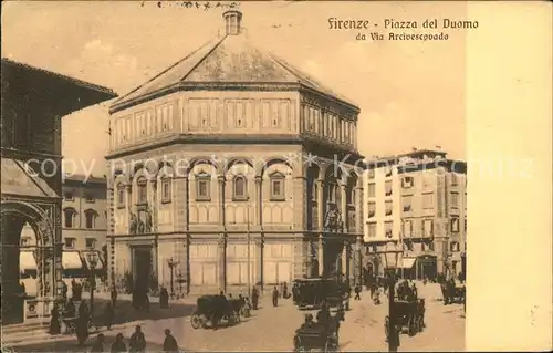 Firenze Toscana Piazza del Duomo Kat. Firenze