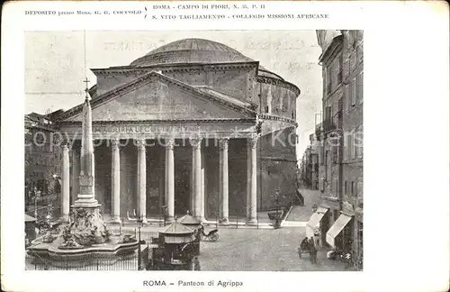 Rom Roma Panteon di Agrippa /  /Rom