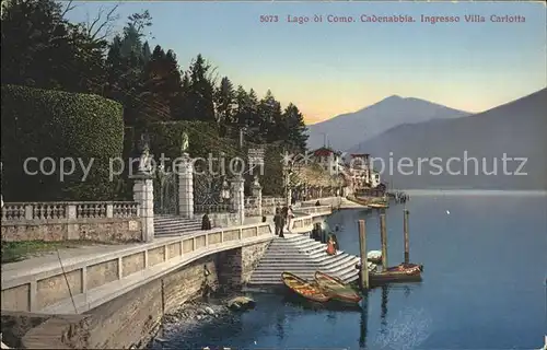 Cadenabbia Lago di Como Ingresso Villa Carlotta Kat. Griante