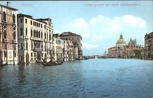 Venezia Venedig Canal grande dal ponte dell`accademia Kat. 