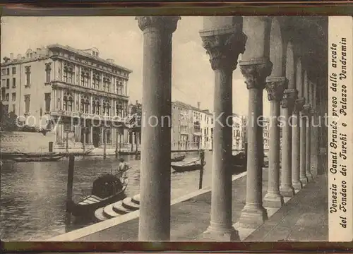 Venezia Venedig Canal Grande preso dalle arcate Kat. 