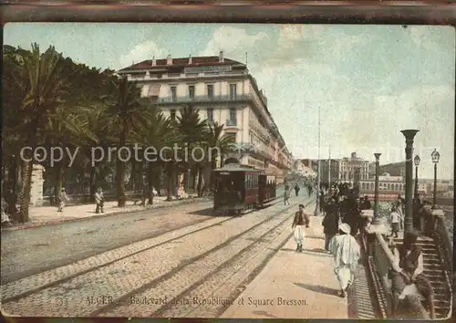 Alger Algerien Boulevard de la Republique el Square Bresson / Algier Algerien /